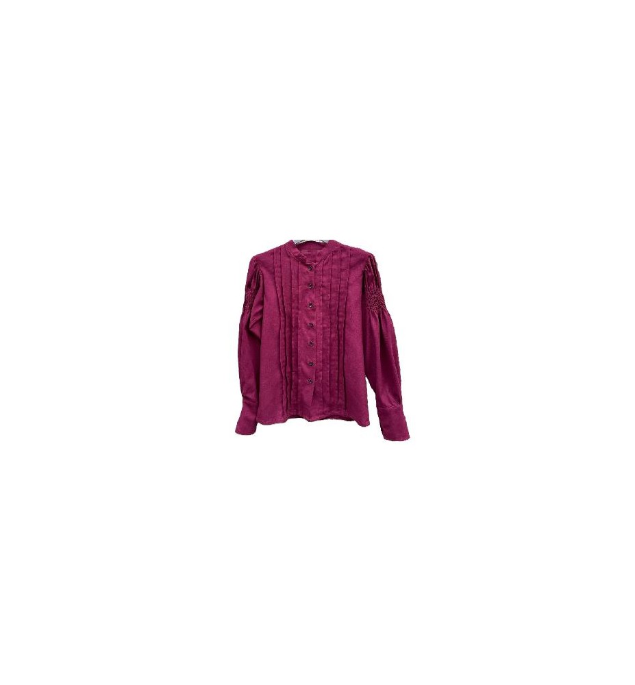 -CAMISA REGIONAL LINO MORADA L