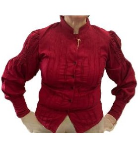 -CAMISA REGIONAL LINO GRANATE M
