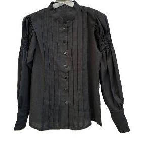 -CAMISA REGIONAL LINO NEGRO M
