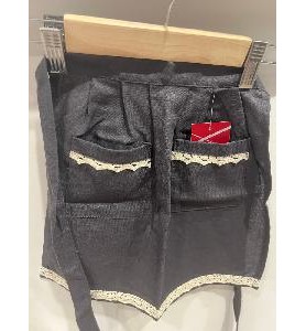 -DELANTAL REGIONAL GRIS P