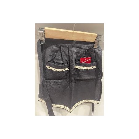 -DELANTAL REGIONAL GRIS P