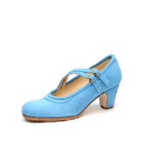 -ZAPATO FLAMENCO LONETA GOMA AZUL 37