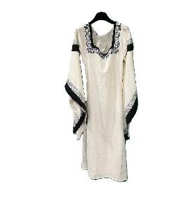 -VESTIDO MEDIEVAL BEIGE 40