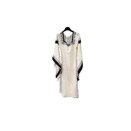 -VESTIDO MEDIEVAL BEIGE 40