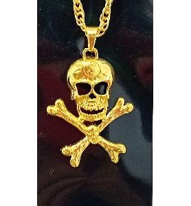 -COLLAR CON COLGANTE CALAVERA