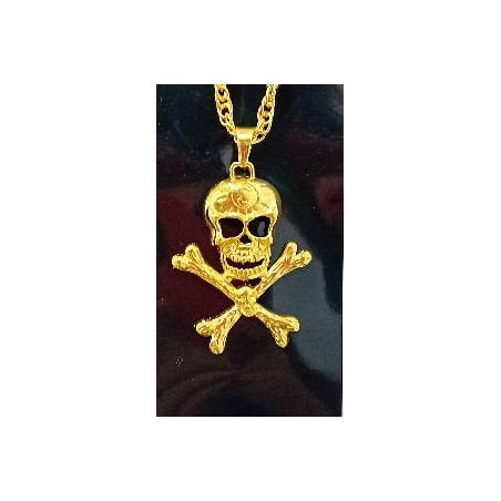 -COLLAR CON COLGANTE CALAVERA