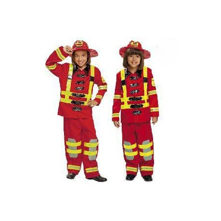 -DISFRAZ BOMBERO 10-12