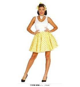 -DISFRAZ PIN UP AMARILLO T-L