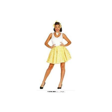 -DISFRAZ PIN UP AMARILLO T-L
