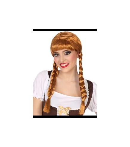 -PELUCA DOS TRENZAS ROJIZAS