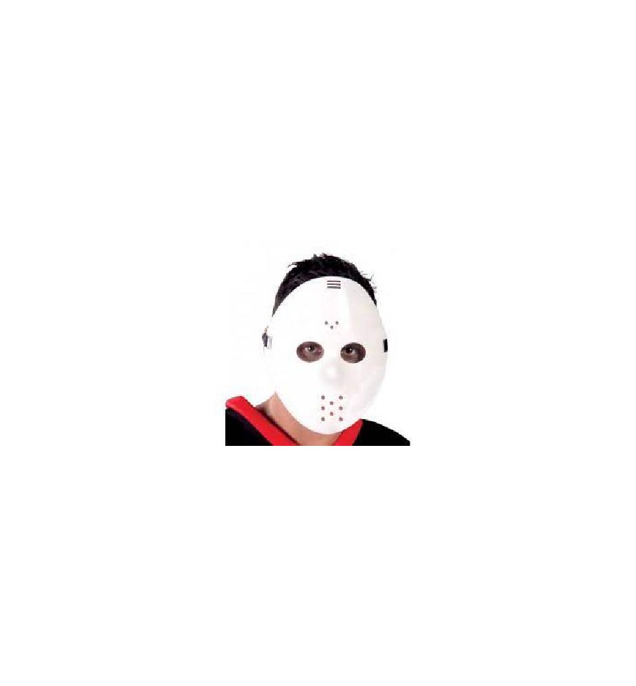 -CARETA JASON O HOCKEY BLANCA PVC