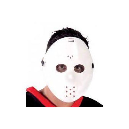 -CARETA JASON O HOCKEY BLANCA PVC
