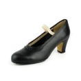 -ZAPATO GITANILLA GOMA NEGRO T-33