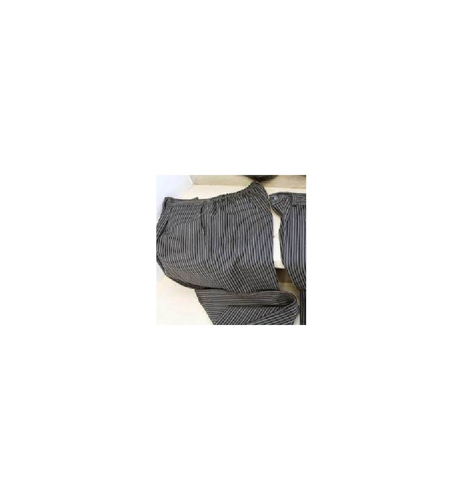 -PANTALON VASCO RAYA NEGRA Y GRIS 52
