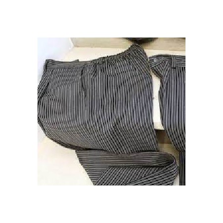 -PANTALON VASCO RAYA NEGRA Y GRIS 52