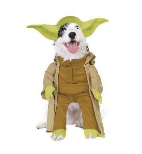 DISFRAZ YODA PARA PERRO M