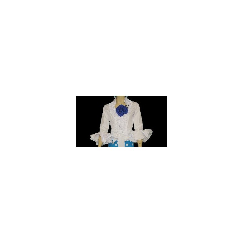 -CAMISA FLAMENCA DE SEÑORA COLOR BLANCO 58 -CAMISA FLAMENCA DE SEÑORA COLOR BLANCO 58