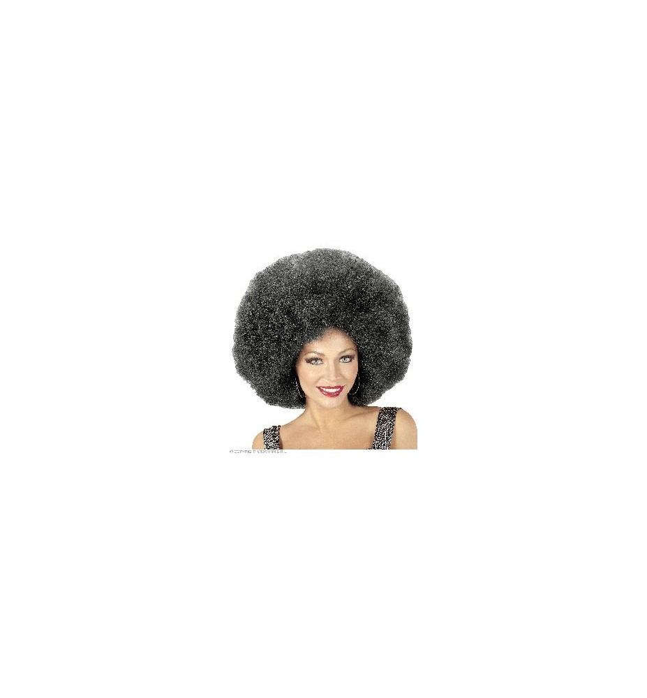 -PELUCA AFRO SOBREDIMENSIONADA NEGRO