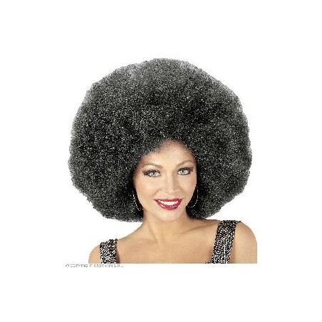 -PELUCA AFRO SOBREDIMENSIONADA NEGRO