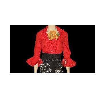 -CAMISA FLAMENCA DE SEÑORA ROJA 54
