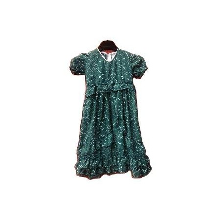-VESTIDO MARIACASTAÑA VERDE LUNAR BLANCO 2