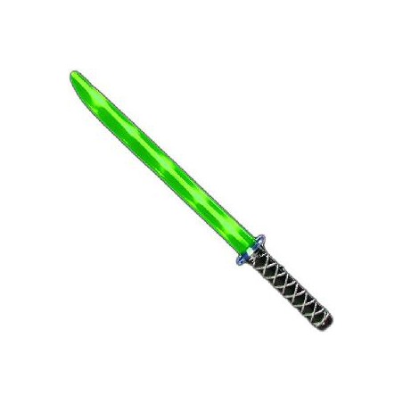 -ESPADA NINJA CON LUZ VERDE