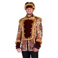 -CHAQUETA CON DETALLES DORADOS Y FLORES S