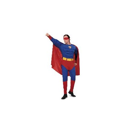 DISFRAZ SUPERMAN MUSCULOSO S