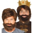 -PELUCA CASTAÑA CON BARBA -PELUCA CASTAÑA CON BARBA