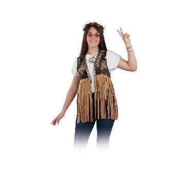 -CHALECO HIPPIE MUJER 44