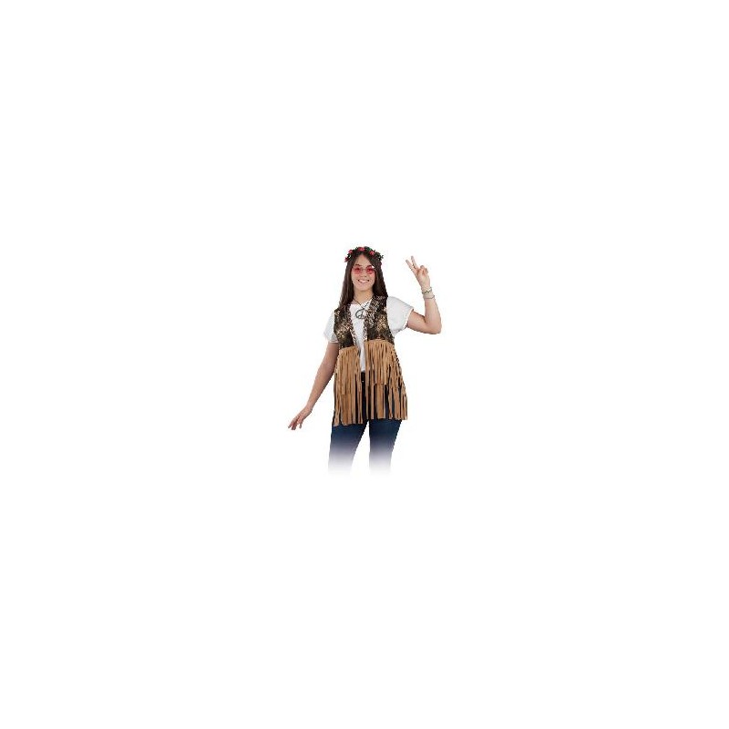 -CHALECO HIPPIE MUJER 44
