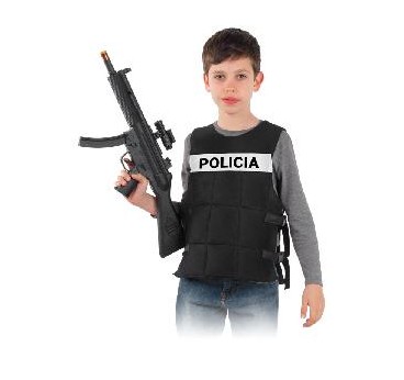 -CHALECO POLICIA ANTIBALAS INFANTIL 10