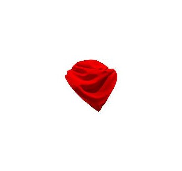 -PAÑUELO CREP ROJO