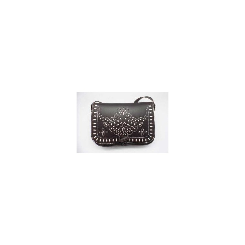 -BOLSO BANDOLERA ROCIERO TRENZADO FUCSIA -BOLSO BANDOLERA ROCIERO TRENZADO FUCSIA