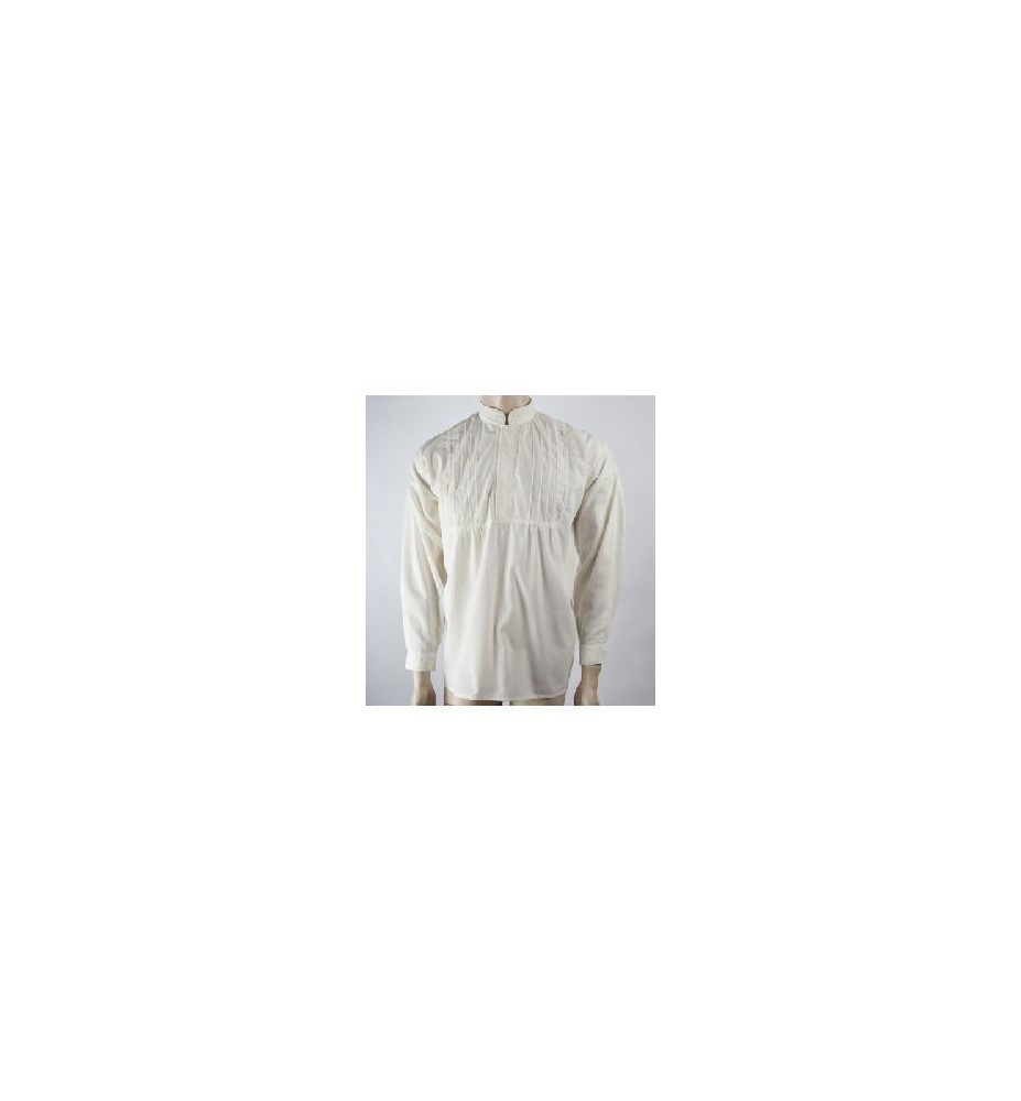 -CAMISA ARALAR SEMILINO BLANCA M