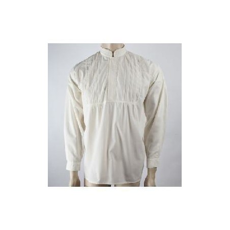 -CAMISA ARALAR SEMILINO BLANCA M