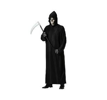 -DISFRAZ TENEBROSO NEGRO XS-S
