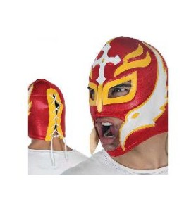 -MASCARA LUCHA LIBRE ROJA