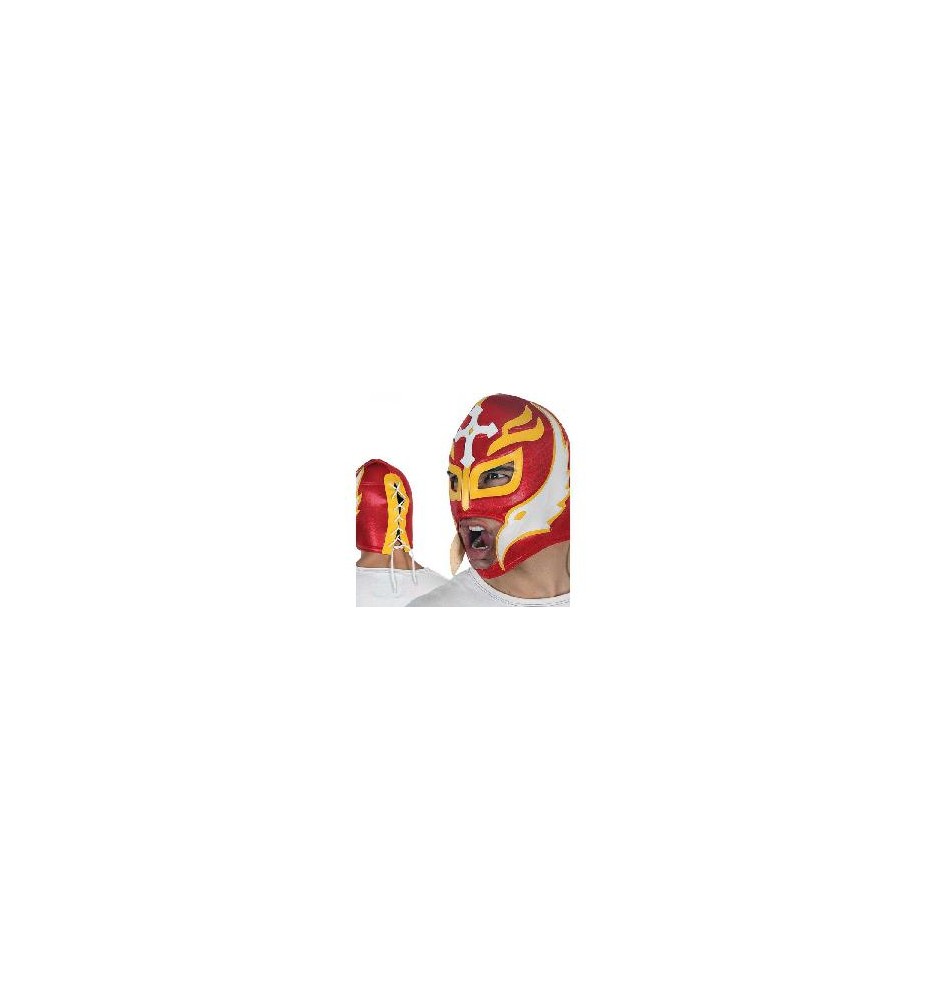 -MASCARA LUCHA LIBRE ROJA