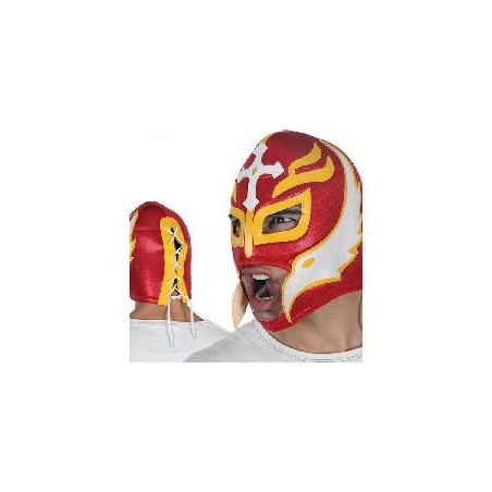 -MASCARA LUCHA LIBRE ROJA